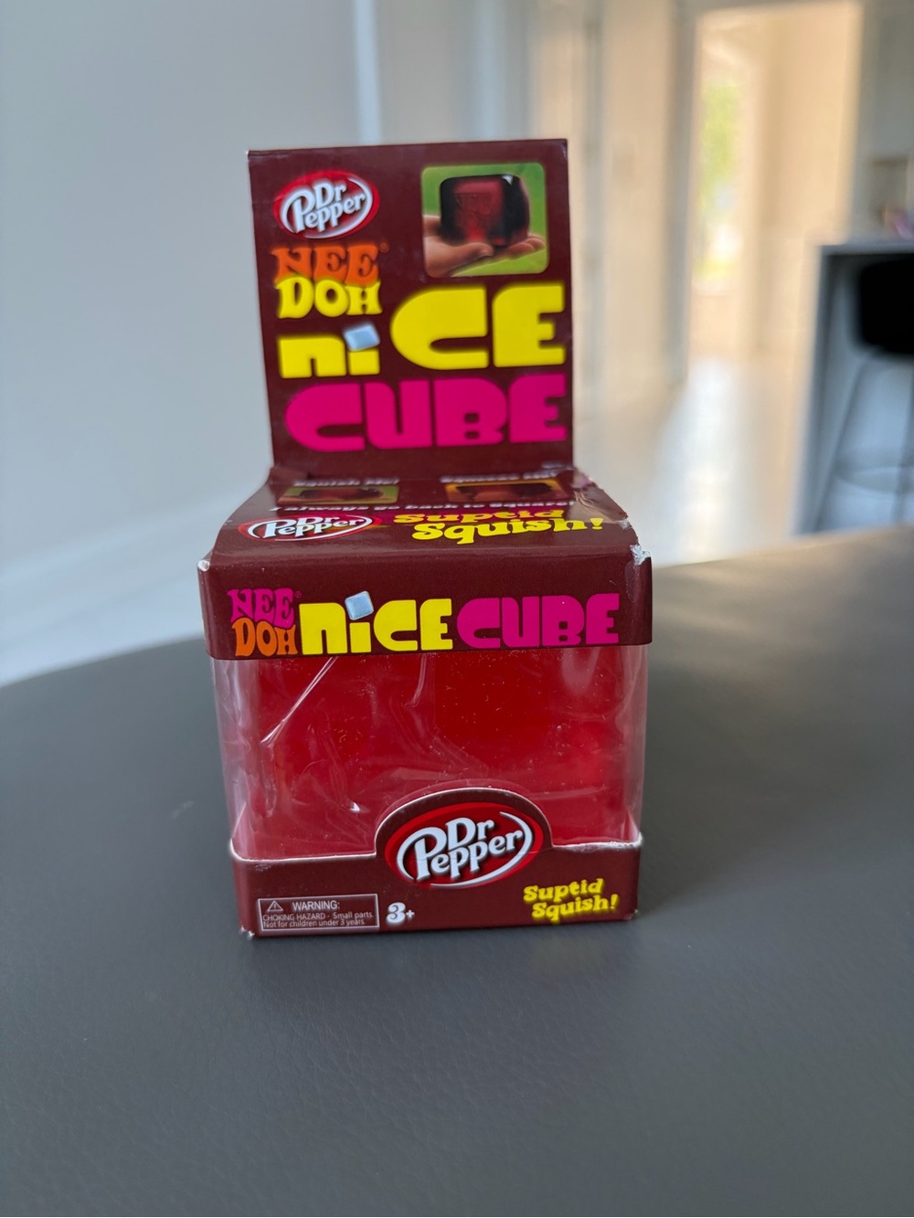 NeeDoh Nice Cube Red Squishy Toy